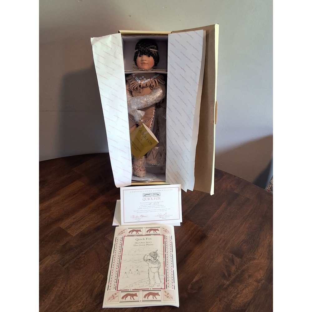 1993 Georgetown Collection Quick Fox Linda Mason Porcelain Doll NWT